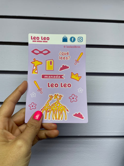 Mini stickers sheets Leo Leo