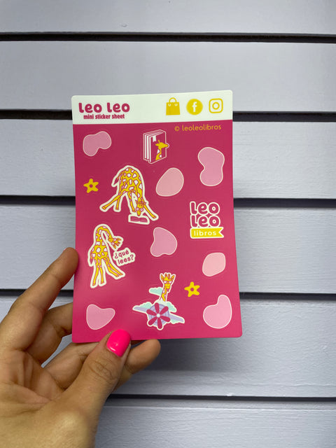 Mini stickers sheets Leo Leo