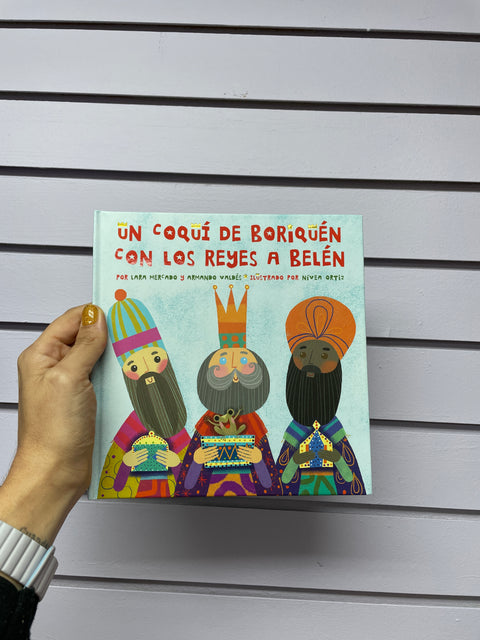 Un coquí de Boriquén con los reyes a Belén